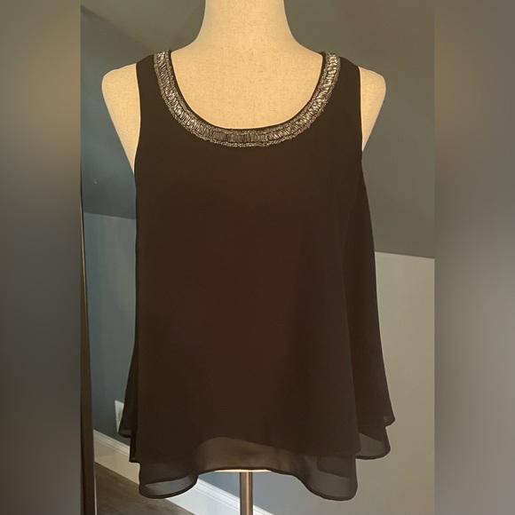Angie Beaded Sleeveless Blouse - Picture 1 of 5